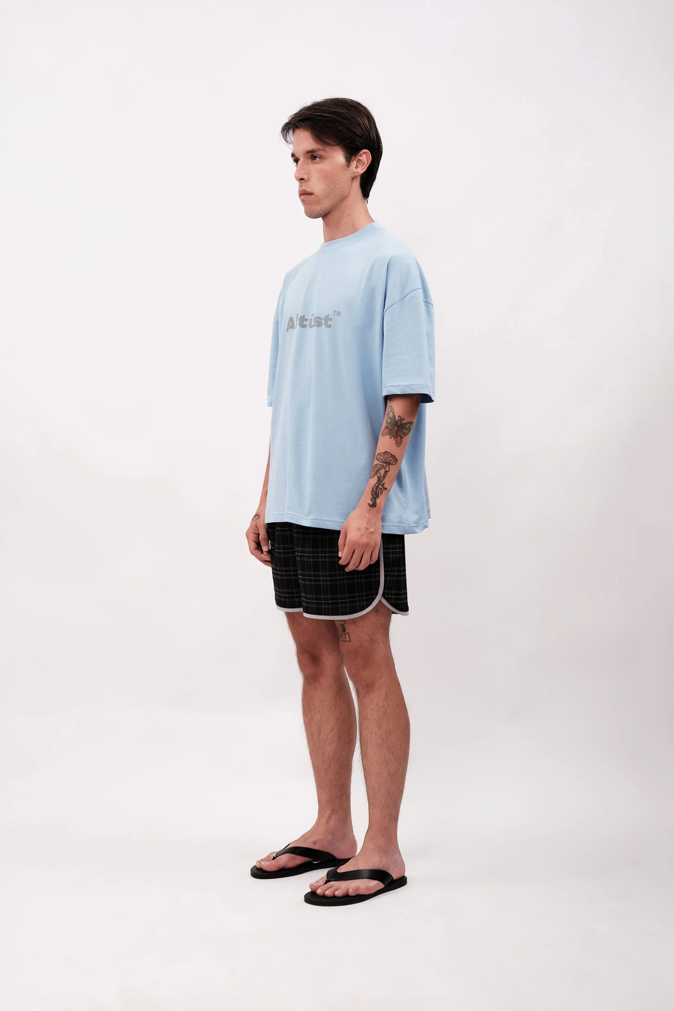 PLAID SHORTS WITH PIPING - Image 3