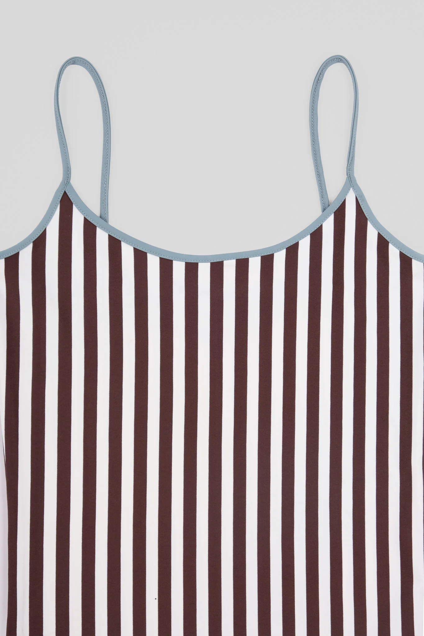 STRAPPED TOP- BROWN - WHITE - Image 3